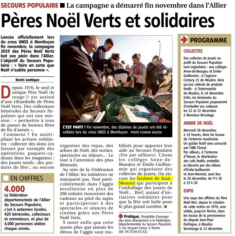 Revue De Presse Lycée Jean Monnet Moulins Yzeure Allier